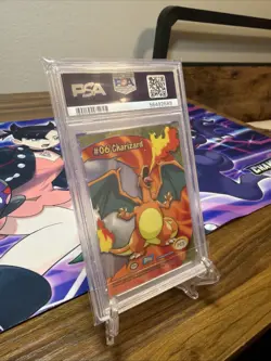CHARIZARD TV ANIMATION CLEAR CARDS TOPPS POKEMON TV ANIMATION 2000 PC3 PSA 9 - Image 4
