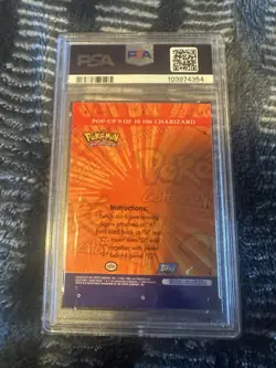 2000 TOPPS POKEMON TV CHARIZARD - Image 2