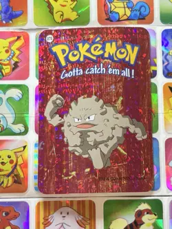 Pokemon 151 Vintage Pocket Monsters Vending HOLO Prism Sticker 2000 Nintendo - Image 2