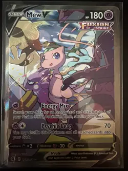 Pokemon TCG Mew v Fusion Strike 251/264 Holo Full Art Ultra Rare - Image 1