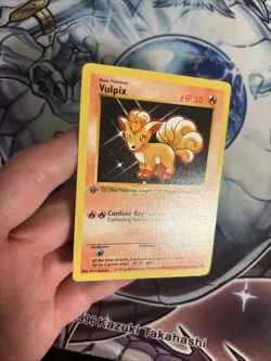 Pokemon Base Set Vulpix 68/102 1st Edition Shadowless VLP (MV) - Image 2