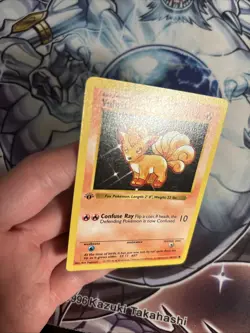 Pokemon Base Set Vulpix 68/102 1st Edition Shadowless VLP (MV) - Image 3