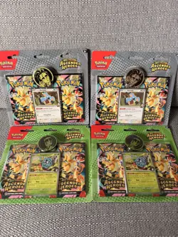 4x Pokemon Ascended Heroes 2 Pack Blister - Brand New & Sealed ✅ - Image 1
