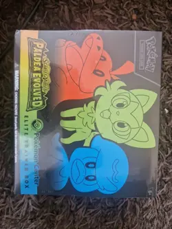 Paldea Evolved Pokemon Center Elite Trainer Box - Sealed - ETB - Pokemon TCG - Image 1