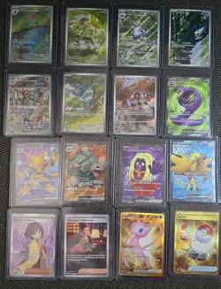 Pokemon 151 English Lot of 6 UR's, 7 IR's, 2HR's and 1 SIR NM, - Image 1