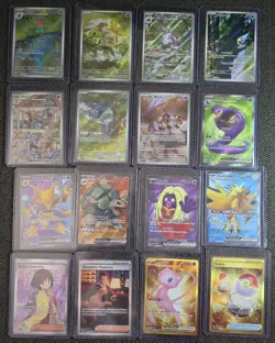 Pokemon 151 English Lot of 6 UR's, 7 IR's, 2HR's and 1 SIR NM, - Image 2