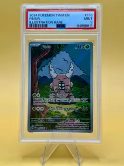PSA 9 Mint Pinsir 168/167 Illustration Rare Full Art - Pokemon SV06 TWM - Image 1