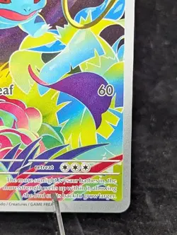 Pokemon TCG - Ivysaur 134/132 Mega Evolution Holo Rare Full Art NM - Image 4