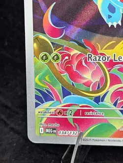 Pokemon TCG - Ivysaur 134/132 Mega Evolution Holo Rare Full Art NM - Image 5