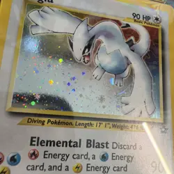 Pokemon Lugia Neo Genesis Unlimited Holo Rare #9 PSA 6 - Image 3