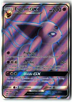 Espeon GX ⭐ 140/149 Holo Rare Ultra Sun & Moon 2017 Pokemon NM - Image 1