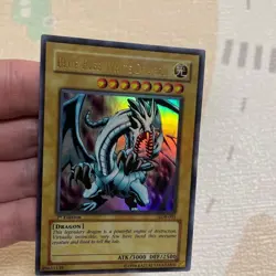 2002 Blue-Eyes White Dragon LOB-001 1st ED Ultra Rare Yu-Gi-Oh Asian English - Image 2