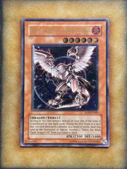 Yugioh Horus the Black Flame Dragon LV6 SOD-EN007 Ultimate Rare LP - Image 1