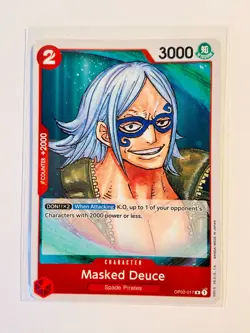 OP02-017-Masked Deuce-Rare-Foil-One Piece TCG-English - Image 1