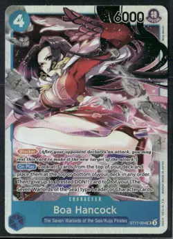 Boa Hancock Starter Deck 17: BLUE Donquixote Doflamingo Super Rare tcg #ST17-004 - Image 1