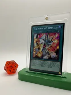Konami The Gaze of Timaeus Spell Card Holo 1st Edition MZMU-EN013 Yu-Gi-Oh! - Image 1