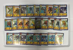 Bandai Digimon CCG Score 1999 59 Card Lot Agumon Gabumon Patamon Greymon Gomamon - Image 2