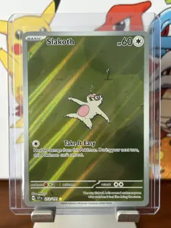 🔹Slakoth 212/191 Illustration Rare Card🔹Pokemon TCG Surging Sparks 2024 - Image 1
