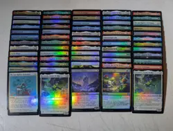Magic the Gathering Teenage Mutant Ninja Turtles Uncommon Foil Lot 60 Cards - Image 1