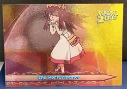 The Performance (#25) Pokemon the Movie 2000 Topps Card holo - Image 1