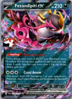 Fezandipiti ex - (Series 7) Double Rare Prize Pack Series Cards 038/064 NM - Image 1