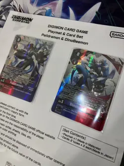 Digimon Playmat Card Set Paildarmon & Dinobeemon Bandai Card Fest 25-26 - Image 4