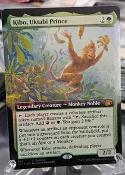 Kibo, Uktabi Prince Extended Art Promo Foil Near Mint NM MTG - Image 1