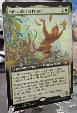 Kibo, Uktabi Prince Extended Art Promo Foil Near Mint NM MTG - Image 2