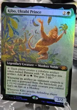 Kibo, Uktabi Prince Extended Art Promo Foil Near Mint NM MTG - Image 3