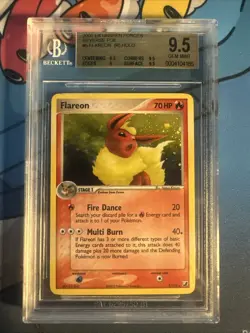 Pokemon Flareon Holo 2005 Unseen Forces 5/115 BGS 9.5 Gem Mint - Image 1