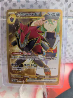 N's Zoroark ex 189/159 Pokemon Journey Together Hyper Rare NM - Image 1