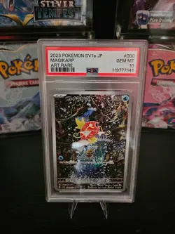 Pokemon Magikarp Art Rare Japanese Triplet Beat 080/073 PSA 10 - Image 1