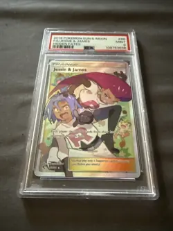 Jessie & James Full Art Trainer PSA 9 Pokemon Hidden Fates 68/68 - Image 2