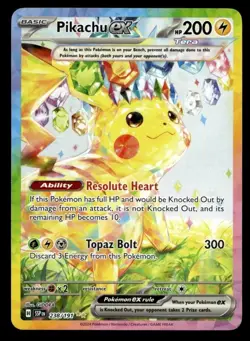 Pokemon TCG Pikachu ex 238/191 Sv08: Surging Sparks Near Mint ⚡ - Image 1