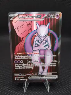 Pokemon 2 card lot Team Rockets Mewtwo ex, Mewtwo READ* - Image 2