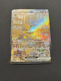 Alakazam Ex 201/165 Sv: Scarlet & Violet 151 Special Illustration Rare Near Mint - Image 2