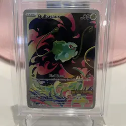 ACE 10 Bulbasaur Box Topper Stamped Promo 133/132 Mega Evolutions Pokemon TCG - Image 2