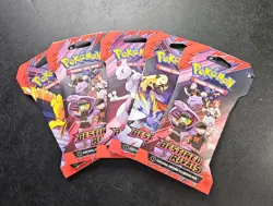 Pokemon Scarlet & Violet Destined Rivals Sleeved Booster Packs Lot of 5 - Image 1