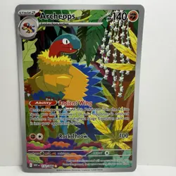 Archeops 132/086 Pokemon SV: White Flare Illustration Rare Holo 2025 - Image 1