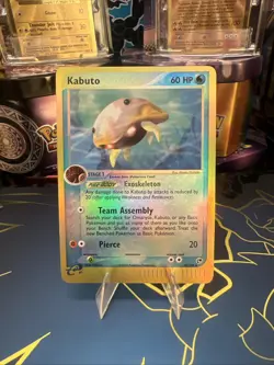 Pokemon TCG Kabuto Reverse Holo 39/100 Sandstorm E Reader NM Condition - Image 1