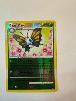 Pokemon Beautifly Rare 21/127 Reverse Holo Pre-owned - Image 1