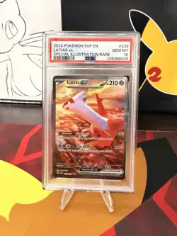 Latias Ex 239/191 Sv08: Graded - PSA 10 - Pokemon Surging Sparks Holo - Image 1