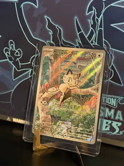 Meowth 106/094 - Pokemon TCG Phantasmal Flames Illustration Rare - NM - Image 1