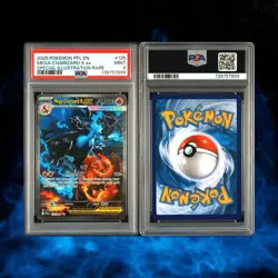 2025 Pokemon PFL EN Mega Charizard x Ex Special Illustration Rare PSA 9 #125 - Image 1