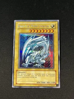 Blue-Eyes White Dragon DDS-001 Yu-Gi-Oh! Secret MP/HP Game Promo - Image 1