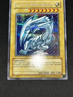 Blue-Eyes White Dragon DDS-001 Yu-Gi-Oh! Secret MP/HP Game Promo - Image 4