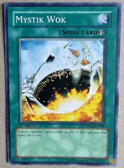 Mystik Wok - Common - Yu-Gi-Oh! - SDRL-EN028 - 1st Ed. - LP - Free Shipping - Image 1