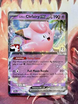 Lillie's Clefairy ex 056/159 Play! Stamp Promo Prize Pack Series 7 Card NM 🌸 - Image 1