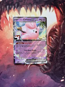 Lillie's Clefairy ex 056/159 Play! Stamp Promo Prize Pack Series 7 Card NM 🌸 - Image 2