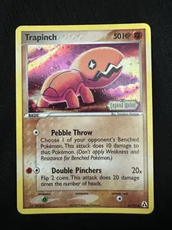 Trapinch Holo 67/92 EX Legend Maker NM – Vintage Pokemon Card - Image 1